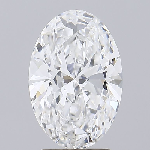 2.70 Carat Oval Lab Grown