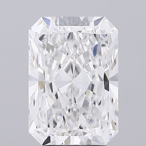 3.72 Carat Radiant Lab Grown