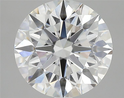3.36 Carat Round Cut Lab Grown 3.36 Carat Round Cut Lab Grown