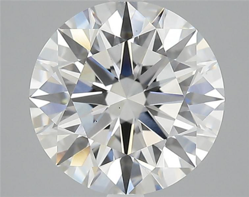 3.42 Carat Round Cut Lab Grown 3.42 Carat Round Cut Lab Grown