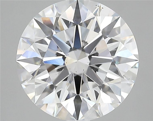 3.33 Carat Round Cut Lab Grown