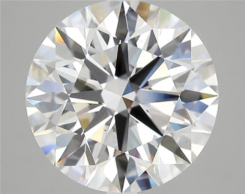 5.10 Carat Round Cut Lab Grown