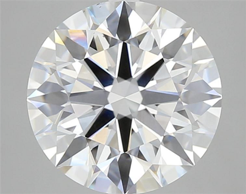 4.53 Carat Round Cut Lab Grown