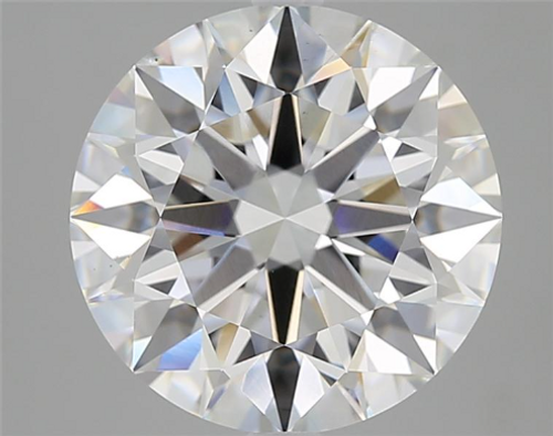 5.55 Carat Round Cut Lab Grown