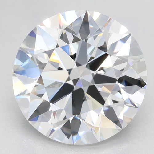 3.03 Carat Round Cut Lab Grown