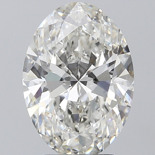 3.85 Carat Oval Lab Grown