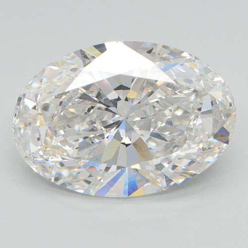 3.22 Carat Oval Lab Grown