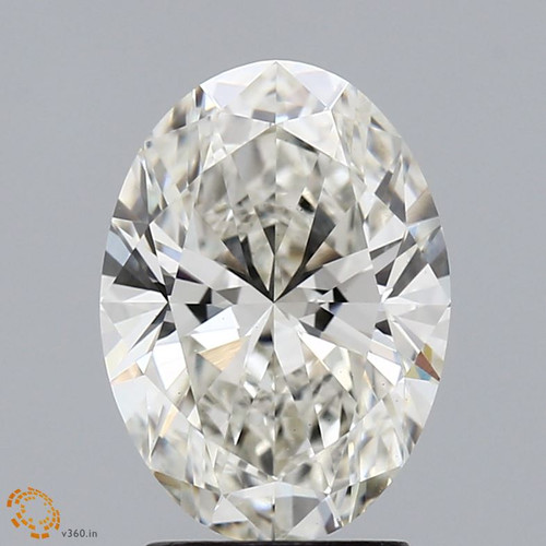 2.54 Carat Oval Lab Grown