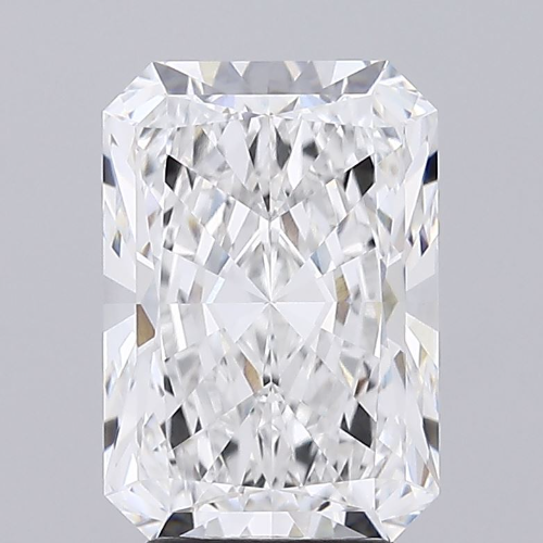 3.82 Carat Radiant Lab Grown