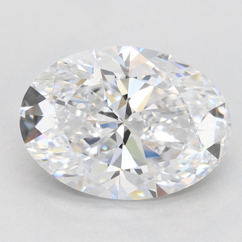 3.07 Carat Oval Lab Grown