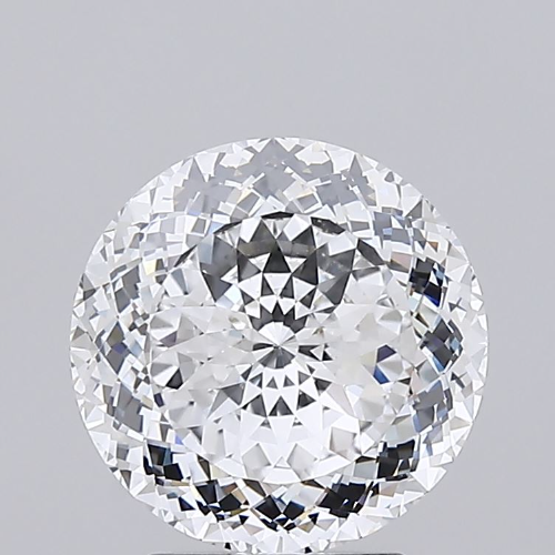 3.04 Carat Round Cut Lab Grown