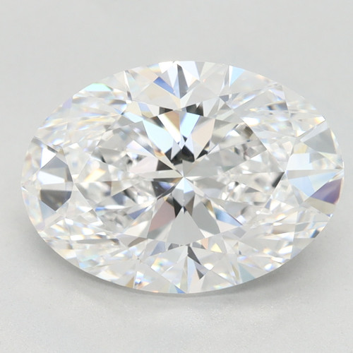 3.21 Carat Oval Lab Grown