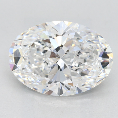 2.96 Carat Oval Lab Grown