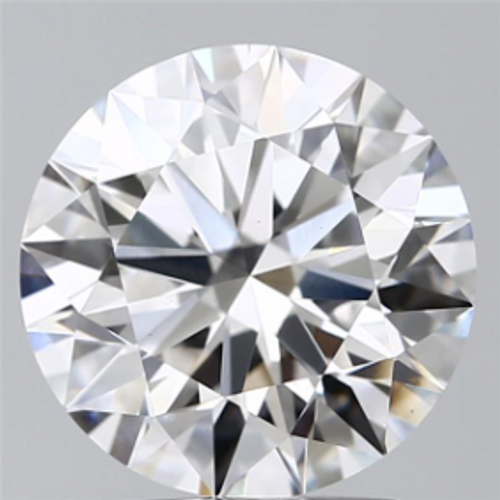 2.52 Carat Round Cut Lab Grown