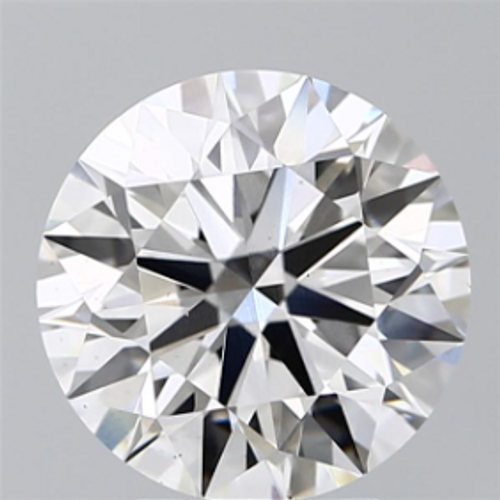 3.41 Carat Round Cut Lab Grown