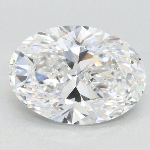 3.88 Carat Oval Lab Grown