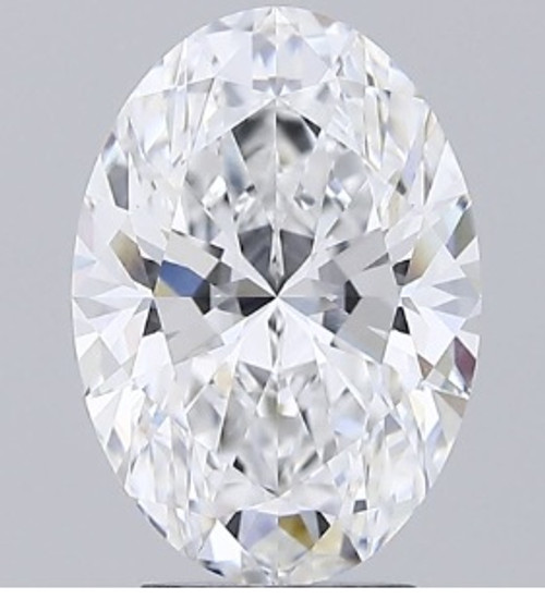 2.92 Carat Oval Lab Grown