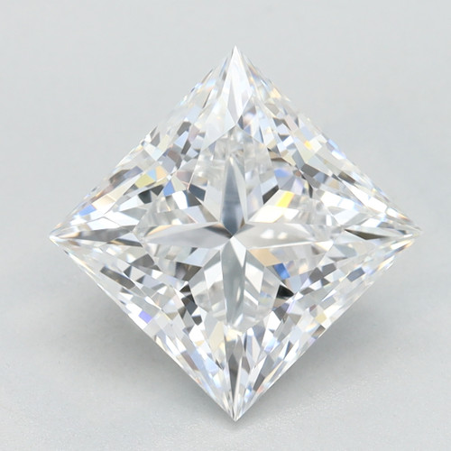 2.87 Carat Princess Lab Grown 2.87 Carat Princess Lab Grown