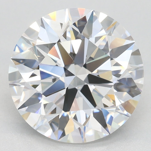 3.23 Carat Round Cut Lab Grown