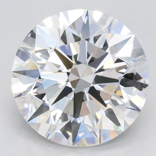 3.07 Carat Round Cut Lab Grown