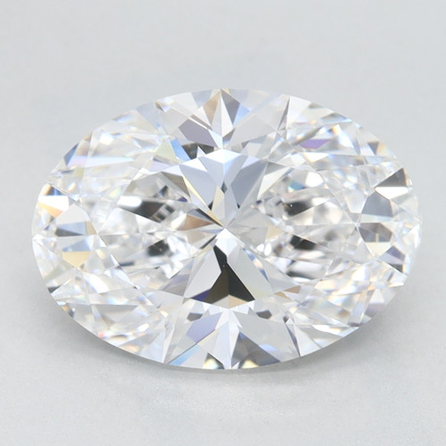 2.85 Carat Oval Lab Grown