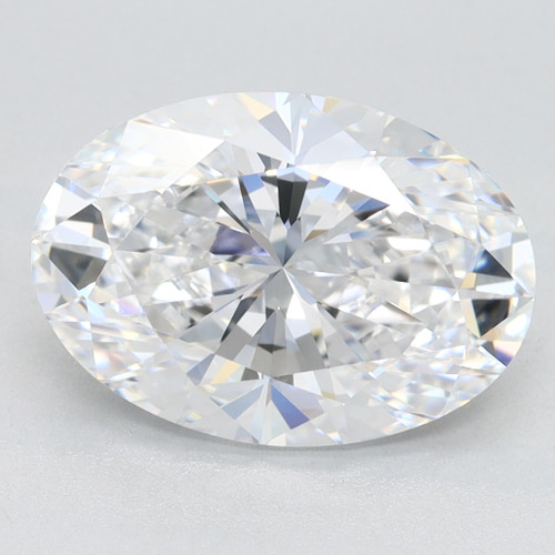 2.89 Carat Oval Lab Grown