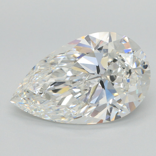 5.51 Carat Pear Lab Grown