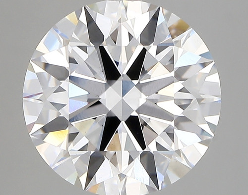 4.19 Carat Round Cut Lab Grown