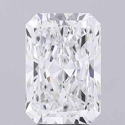 3.88 Carat Radiant Lab Grown