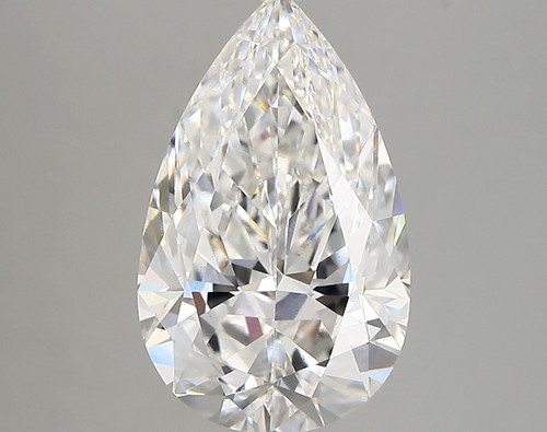3.67 Carat Pear Lab Grown