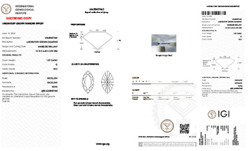 1.87 Carat Marquise Lab Grown 1.87 Carat Marquise Lab Grown