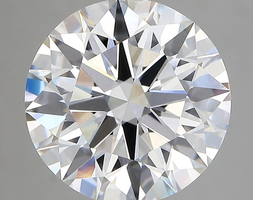4.18 Carat Round Cut Lab Grown