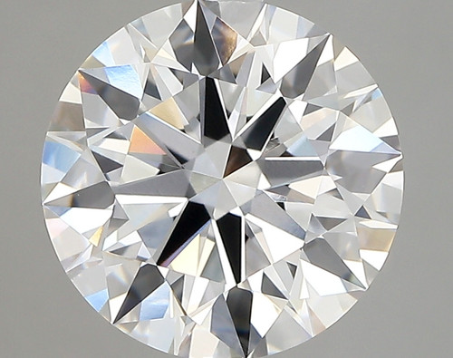 4.06 Carat Round Cut Lab Grown