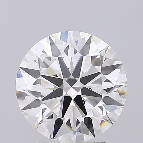 3.09 Carat Round Cut Lab Grown