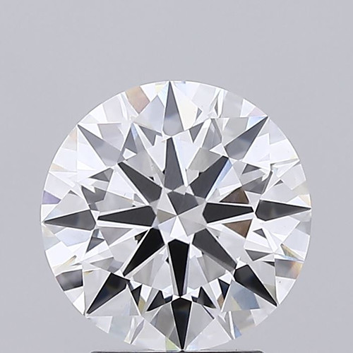 2.44 Carat Round Cut Lab Grown
