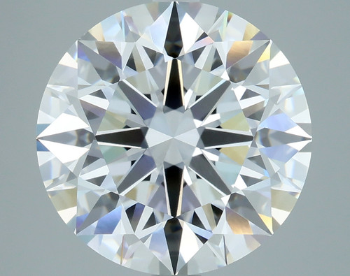 6.02 Carat Round Cut Lab Grown