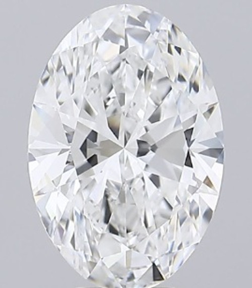 6.09 Carat Oval Lab Grown
