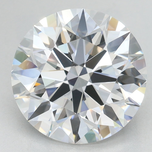3.17 Carat Round Cut Lab Grown