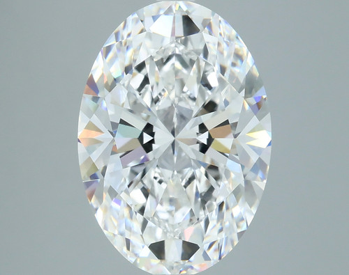 5.54 Carat Oval Lab Grown