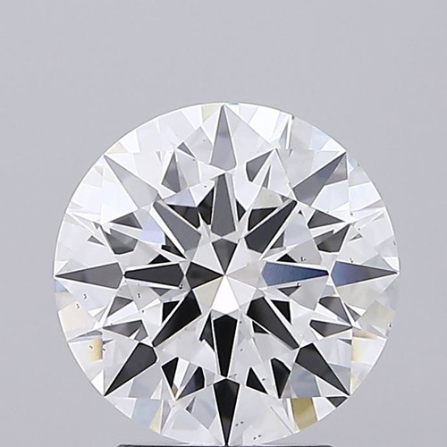 2.89 Carat Round Cut Lab Grown