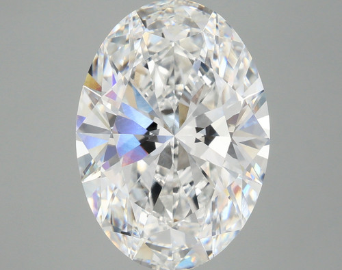 4.89 Carat Oval Lab Grown