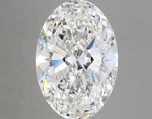 6.04 Carat Oval Lab Grown