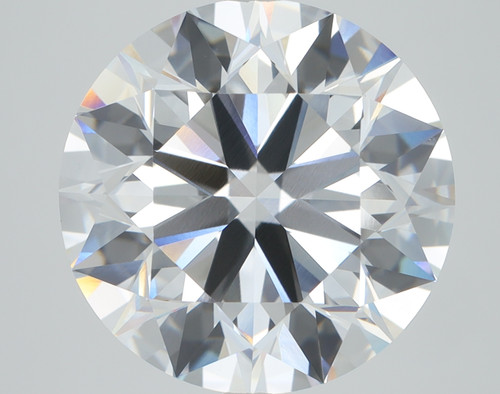6.01 Carat Round Cut Lab Grown