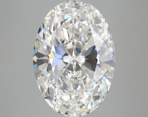 5.85 Carat Oval Lab Grown