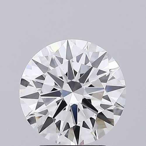 2.42 Carat Round Cut Lab Grown