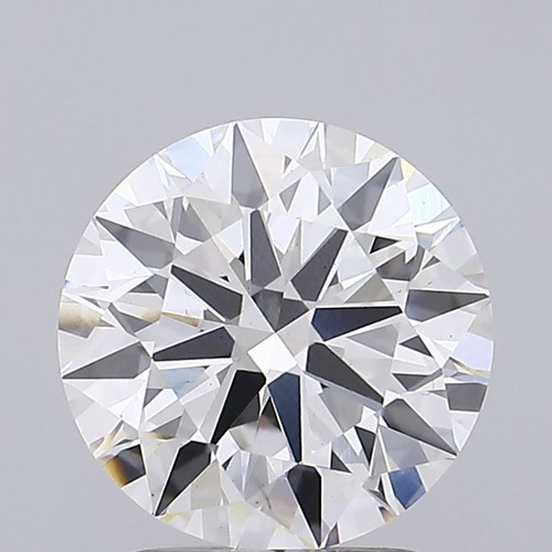 2.42 Carat Round Cut Lab Grown