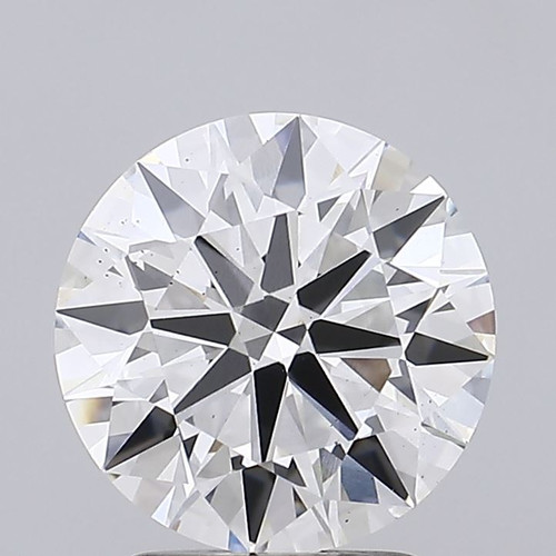 2.67 Carat Round Cut Lab Grown