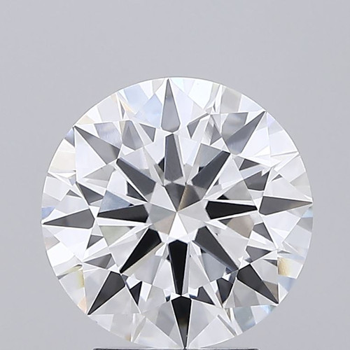 3.16 Carat Round Cut Lab Grown