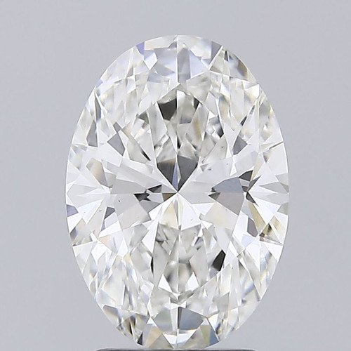 2.67 Carat Oval Lab Grown