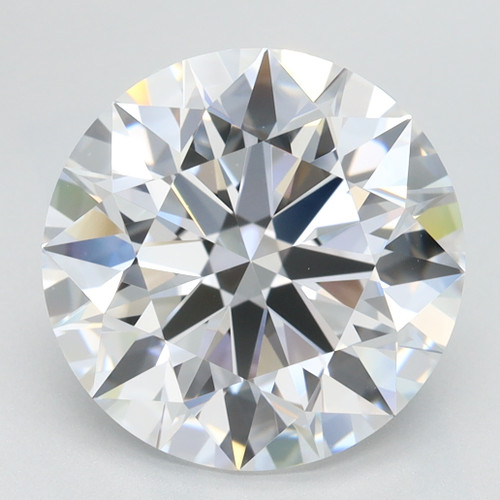 4.17 Carat Round Cut Lab Grown